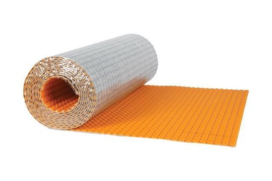 Schluter DITRA-HEAT-DUO-PS Floor Heating Uncoupling Membrane Roll Peel & Stick 2' 7" x 33' - 8 mm (108 sqft)