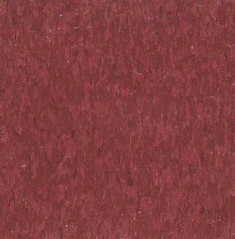 Armstrong 51814 Pomegranate Red Standard Excelon Imperial Texture Vinyl Composition Tile VCT 12" x 12" (45 SF/Box)