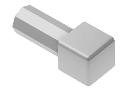 Schluter QUADEC In/Out Corner 90° - PVC Plastic Classic Grey 3/8" (10 mm)