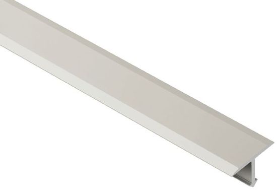 Schluter RENO-T Retrofit T-Molding Anodized Aluminum Satin Nickel 11/32" (9 mm) x 17/32" x 8' 2-1/2"
