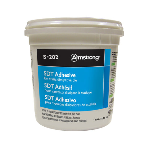 Armstrong Static Dissipative Tile Adhesive: S-202 1 Gallon (150 Sq Ft per Gallon)