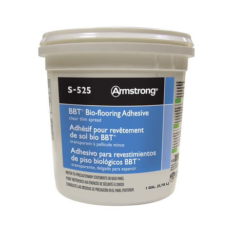 Armstrong BioBased Tile Adhesive: S-525 4 Gallon (275-325 Sq Ft/Gal) (Warehouse #1, #2, #17)