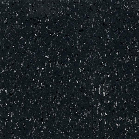 Armstrong 51910 Classic Black Standard Excelon Imperial Texture Vinyl Composition Tile VCT 12" x 12" (45 SF/Box)