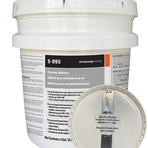 Armstrong S-995 Flooring Adhesive 4 Gallon (1000 Sq Ft / Coverage)