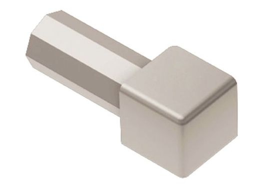 Schluter QUADEC In/Out Corner 90° - Aluminum Anodized Matte Nickel 5/16" (8 mm)