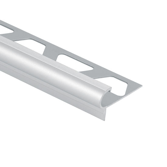 Schluter TREP-FL Stair-Nosing Profile - Aluminum Anodized Matte 1/2" (12.5 mm) x 8' 2-1/2"