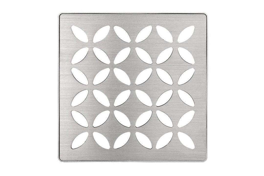 Schluter Systems Kerdi 4 Inch Square Stainless Steel Grate