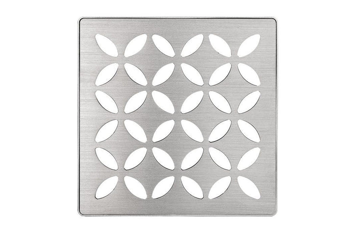 Schluter Systems Kerdi 4 Inch Square Stainless Steel Grate