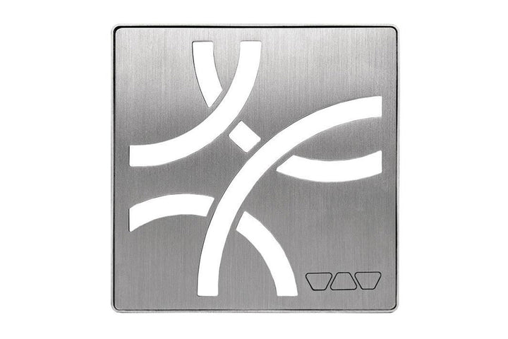 Schluter Systems Kerdi 4 Inch Square Stainless Steel Grate