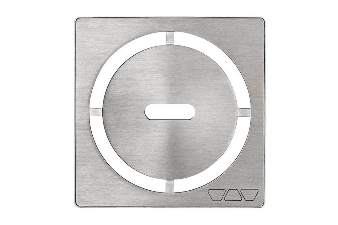 Schluter Systems Kerdi 4 Inch Square Stainless Steel Grate