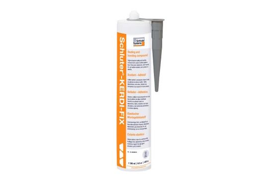 Schluter KERDI-FIX Sealing and Bonding Compound Grey 290 ml