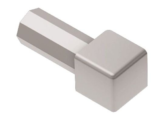 Schluter QUADEC Inside/Outside Corner 90° Satin Anodized Aluminum 1/2" (12.5 mm)