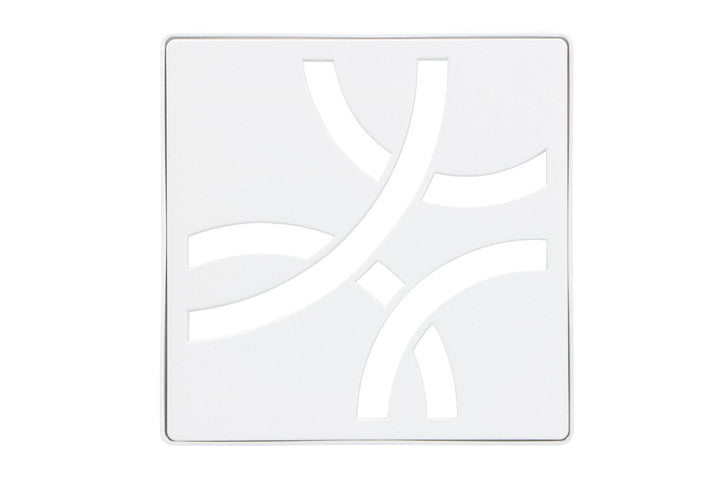 Schluter Systems Kerdi 4 Inch Square Stainless Steel Grate