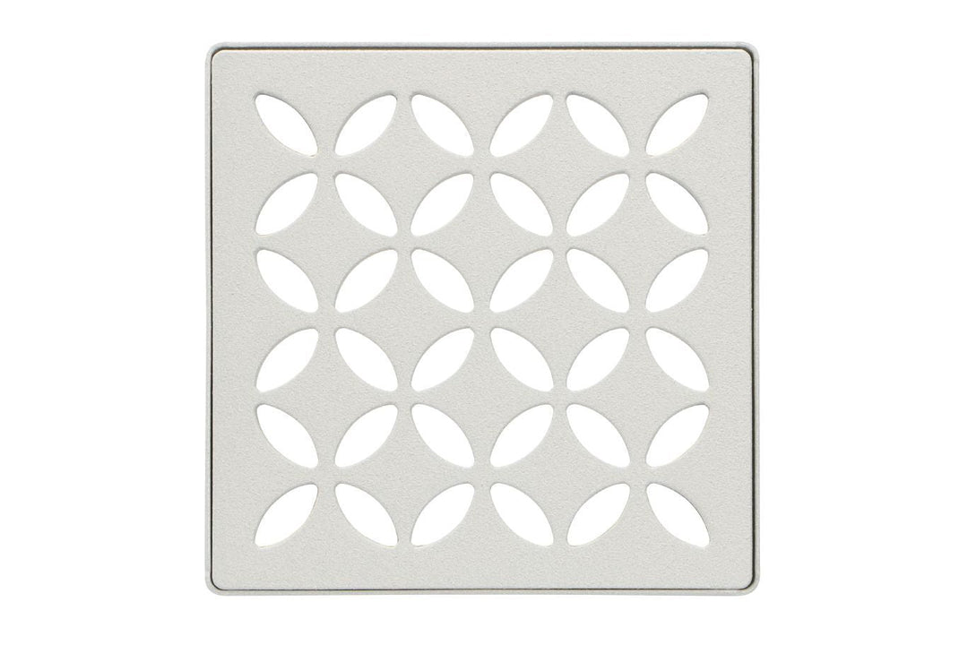 Schluter Systems Kerdi 4 Inch Square Stainless Steel Grate