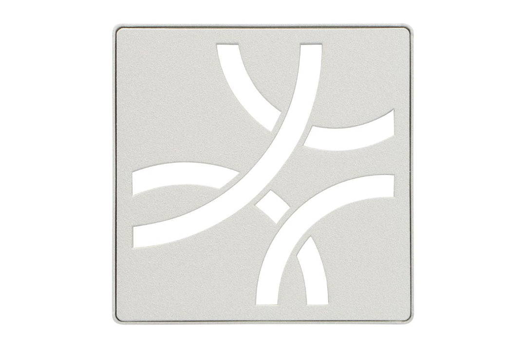 Schluter Systems Kerdi 4 Inch Square Stainless Steel Grate