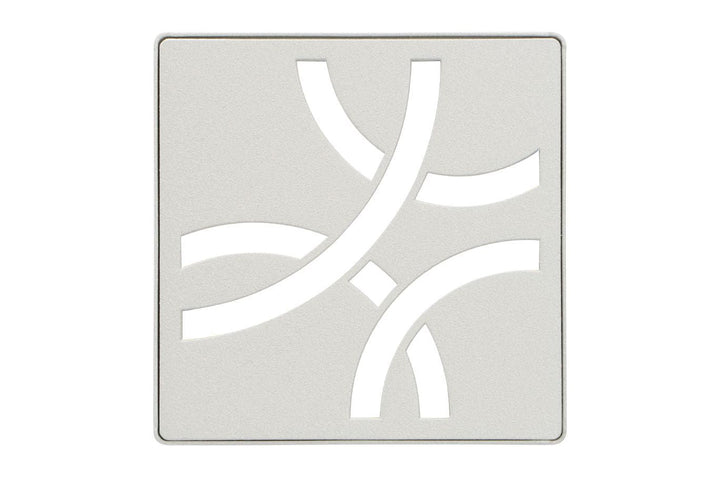 Schluter Systems Kerdi 4 Inch Square Stainless Steel Grate