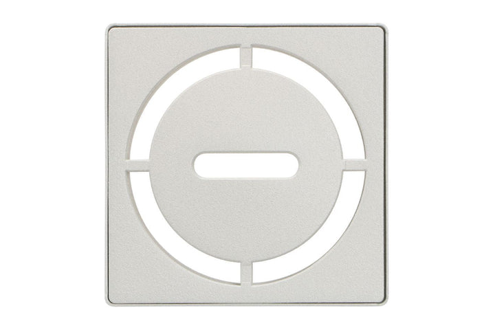 Schluter Systems Kerdi 4 Inch Square Stainless Steel Grate