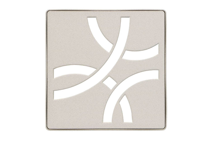 Schluter Systems Kerdi 4 Inch Square Stainless Steel Grate