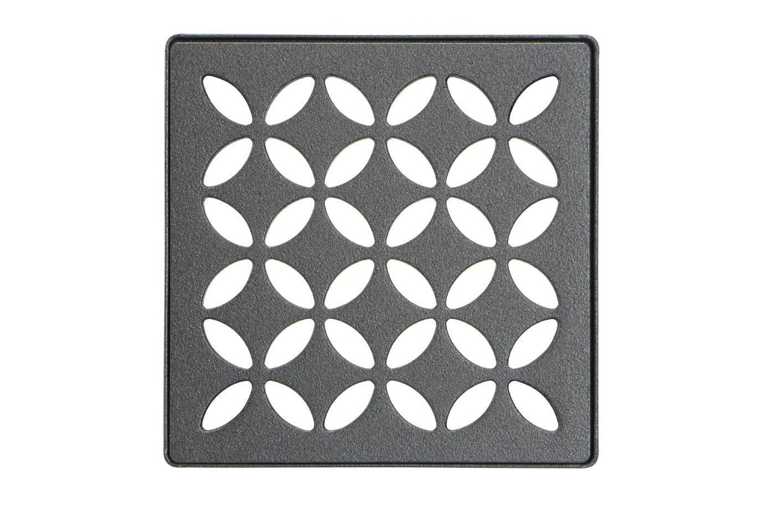 Schluter Systems Kerdi 4 Inch Square Stainless Steel Grate