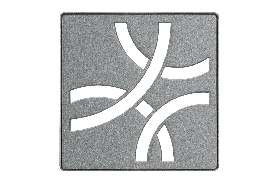 Schluter Systems Kerdi 4 Inch Square Stainless Steel Grate