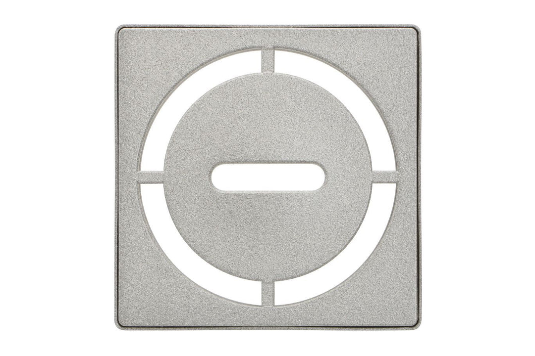 Schluter Systems Kerdi 4 Inch Square Stainless Steel Grate