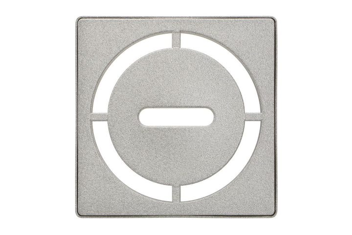 Schluter Systems Kerdi 4 Inch Square Stainless Steel Grate
