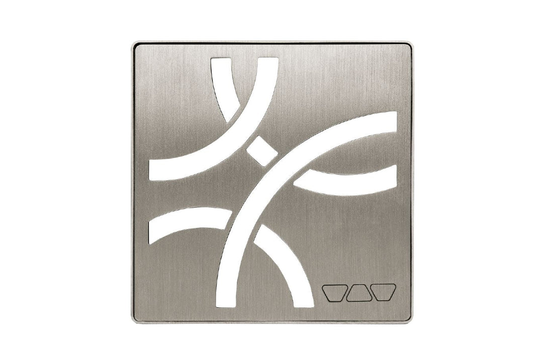 Schluter Systems Kerdi 4 Inch Square Stainless Steel Grate