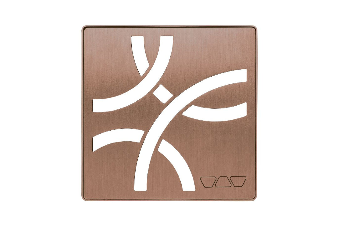 Schluter Systems Kerdi 4 Inch Square Stainless Steel Grate