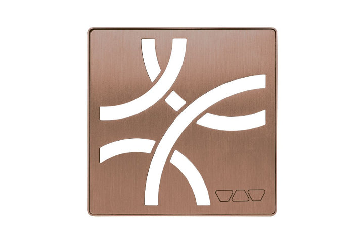 Schluter Systems Kerdi 4 Inch Square Stainless Steel Grate