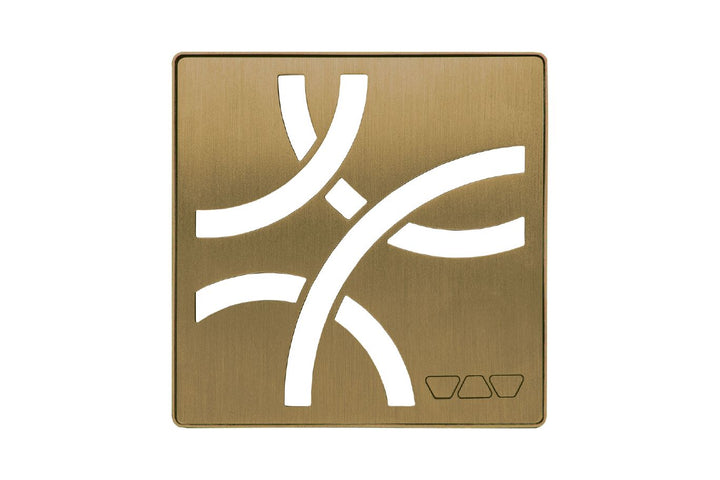 Schluter Systems Kerdi 4 Inch Square Stainless Steel Grate