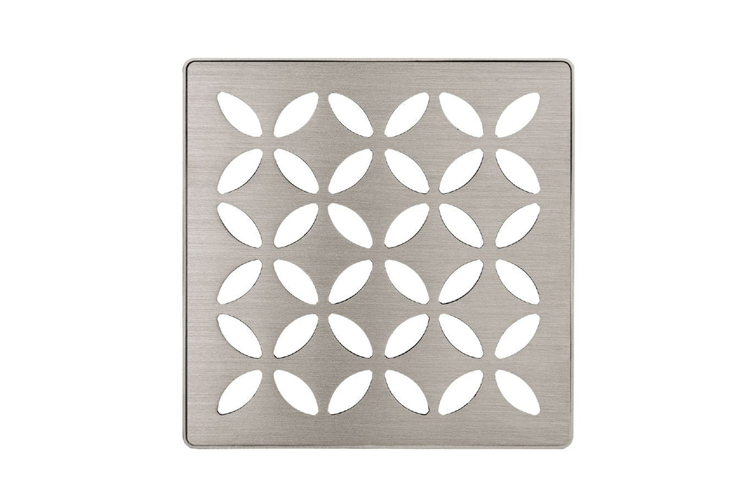 Schluter Systems Kerdi 4 Inch Square Stainless Steel Grate