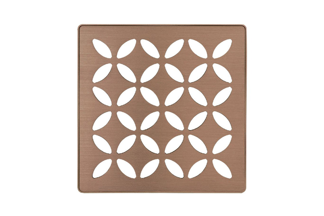Schluter Systems Kerdi 4 Inch Square Stainless Steel Grate