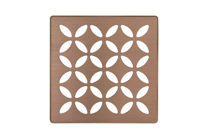 Schluter Systems Kerdi 4 Inch Square Stainless Steel Grate