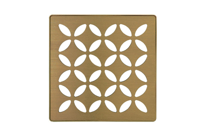 Schluter Systems Kerdi 4 Inch Square Stainless Steel Grate